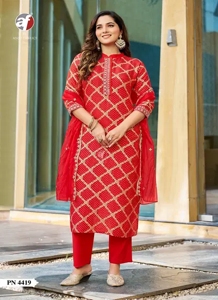 PN 4417 To 44719 By Af Russian Silk Readymade Suits Wholesale Shop In Surat
